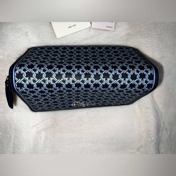 Kate Spade Continental Wallet - Blue Multi Spade Link - Picture 7 of 7